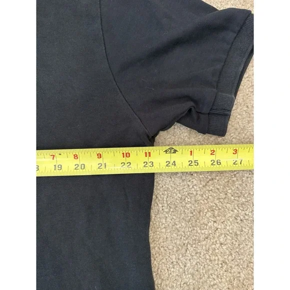 Polo Ralph Lauren Polo Shirt Mens Large Black Red Pony Short Sleeve Classic Fit - Picture 6 of 6